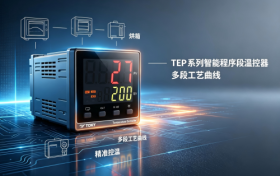 TEP 系列专业型智能程序段温控器：多段工艺曲线，解锁精准温控新方案